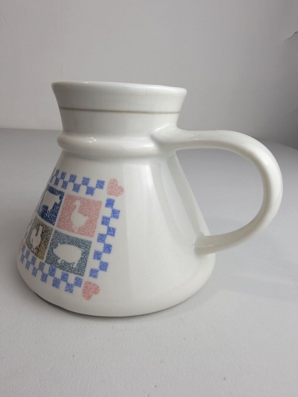 Vtg. Otagiri? Japan, Farm Animals 16 Oz. Mug Wide Bottom RV, Boat, Cottage Core - Picture 2 of 8